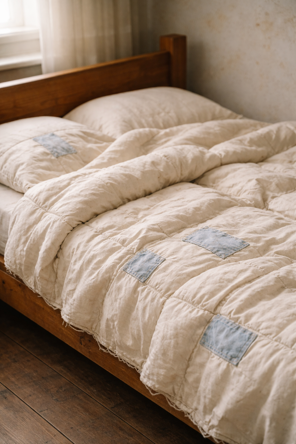 Tenká a opotrebovaná prikrývka